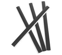 OFFSCH 4pcs Dustpan Rubber Edge Replacement Strips Soft Noise-reducing Lips for Secure Floor Sealing and Enhanced Grip Black Insert Strips for Easy Cleaning