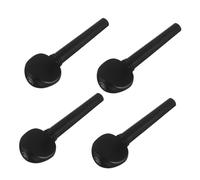 OFFSCH 4PCS Ebony Violin Tuner Pegs String Adjuster Replacement Parts Easy to Install Stable Fine Tuning Accessories for Violinists