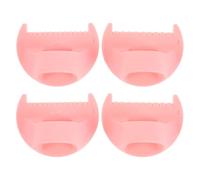 OFFSCH 4PCS Edge Stitch Lock & Sewing Gauge - 3mm & 4mm Sewing Needle Gauge Measuring Tool Mini Finger Ruler for Even Stitches Quilting