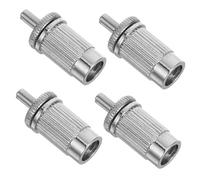 OFFSCH 4pcs Guitar Bridge Studs and Anchors for Electric Guitar Saddle Height Adjustment Screws for Seamless Maintenance and Performance Enhancement