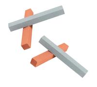 OFFSCH 4pcs Guitar String Instrument Stone Files Set Acoustic Bass Guitar Bridge Grinding Tools Red Green Sanding Stones Maintenance