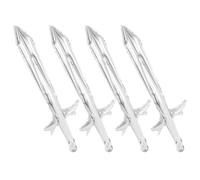 OFFSCH 4pcs Inflatable Pirate Swords Lightweight Role Play Props for Halloween Cosplay Birthday Party with Ergonomic Handle and Vivid Aluminum Foil Design
