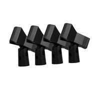 OFFSCH 4pcs Mic Clip with Copper Thread, Mic Stand Converter and Microphone Clip Thread Adapter for Audio Setups, Firm Stable Hold, Easy Attachment for Live Performances, Re20 Microphone