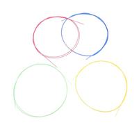 OFFSCH 4pcs Nylon Ukulele Strings Soprano Concert for String Cleaner Included Comfortable for Beginners