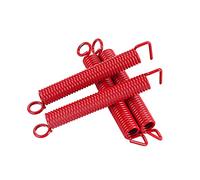 OFFSCH 4pcs Red Tremolo Springs for Electric Guitar Bridge, Tremolo Tension Springs Set Compatible St-style Guitars