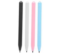 OFFSCH 4pcs Replacement Stylus Pens for Lcd Writing Tablets Fine Point Electronic Screen Pens for Kids and Adults Universal Drawing Pad Accessories in Black White Blue and Pink