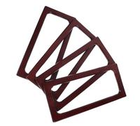 OFFSCH 4Pcs Retro Wooden Handbag Handles Replacement Bag Handles for Tote Purse DIY Craft Projects Fine Craftsmanship Practical Accessories for Womens Bags