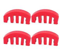 OFFSCH 4pcs Rubber Violin Practice Mutes Lightweight Silencers for Beginners Compact Noise-reducing Accessories for Violinists