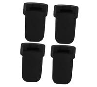 OFFSCH 4pcs Silicone Clarinet Thumb Rests Black Clarinet Finger Supports to Relieve Sore Thumbs, Convenient for Playing while Standing or Walking