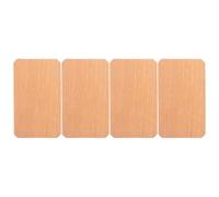OFFSCH 4pcs Spanish Cedar Blocks for Cigar Humidors with Moisture Absorption and Humidity Maintaining Features, Brown Wooden Chips Suitable for Homes and Offices Cigar Storage Accessories