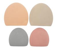 OFFSCH 4pcs Stone Grains for Fish Tank Decorative Rocks Ceramic | Rounded Polished Ceramic Pieces, Vivid Hues, for Terrariums, Flower Pots, Tabletop Fountains, Indoor Displays