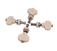 OFFSCH 4pcs Ukulele Tuners White Tuning Pegs Machine Heads Acoustic Guitar String Tuners for Musical Instrument Accessories