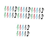 OFFSCH 4sets Piano Score Clips Music Note Clips Book Clamps Sheet Music Holders Strong Clamp Force 10pcs*4