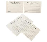 OFFSCH 50 Sheets Small Memorial Cards Thick Sturdy Share A Memory Cards for Funeral Celebration Writing for Memories and Tribute Keepsakes in Religious Occasions