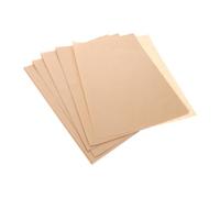 OFFSCH 500pcs Thickened Greaseproof Baking Liners Oil Absorbing Parchment Paper Sheets for Fried Food Pizza BBQ Pastry Natural Tone Non Stick Tray Protection