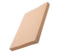 OFFSCH 50pcs Blank Kraft Cardstock Paper Sheets Thick Brown Cardboard for DIY Crafts Greeting Invitations Background Art Safe for Multipurpose Use