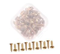 OFFSCH 50pcs Electric Guitar Pickguard Screws Durable Iron Fixators for Versatile and Easy to Use Stylish Finish for Electric Guitar Accessories