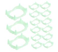 OFFSCH 50Pcs Halloween Cosplay Glowing Fake Teeth Premium Fluorescent Dentures for Party Props Safe Replacement Use