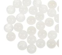 OFFSCH 50pcs No Hole Beads Natural Crystal Stone Beads Round Polished Look Simply Elegance Essential Oil for Friends Who Love DIY Making Table Centerpiece and Jewelry Making Candle Decor
