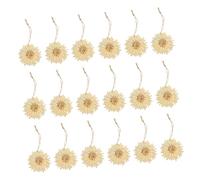 OFFSCH 50pcs Unfinished Wooden Chrysanthemum Slices DIY Craft Flowers Wood Cutouts for Painting and Home Decoration Paint Double-Sided Wood Pieces for Creative Projects and Party Decor