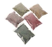 OFFSCH 5bags Miniature Leaves Realistic Model Plants for DIY Fairy Garden Railway Diorama Scenery Detailed Autumn Foliage for Mini Model Village and Landscape Layout