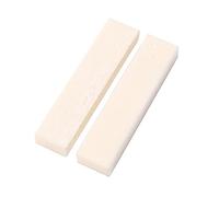 OFFSCH 5pcs Acoustic Guitar Bone Nut and Saddle Set 39x9x5mm Hard Cow Bone Replacement Parts for Ukulele Banjo String Instruments DIY Accessories