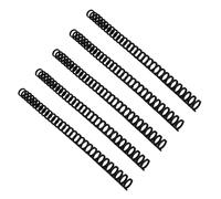 OFFSCH 5Pcs Black Cuttable Loose-Leaf Hinge for Book Making Compatible with Papers DIY Notebook Binding Strip for Long-Term Use