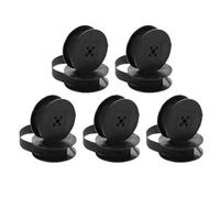 OFFSCH 5pcs Black Twin Spool Ink Ribbon Replacement for Manual Typewriters Compatible with Gr9 1009fn 1066fn Ne800 Ne3000 Wide Typewriter Ribbon for Office and Retro Writing Use