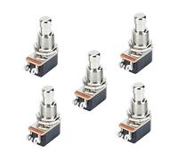 OFFSCH 5pcs Button Foot Switch for Guitar Effects Metal Pin Petal Button Strong Contacts for Modding