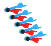 OFFSCH 5pcs DIY Clock Hands Replacement Kit for Childrens Educational Table Games Interactive Learning Clock Pointers in Red and Blue Plastic for Early Teaching and Family Play