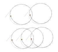OFFSCH 5pcs Electric Guitar String Steel B-2nd Acoustic Sound Smooth Playing Experience Silver Corrosion Resistant Replacement Strings for Daily Practice and Live Performances