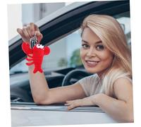 OFFSCH 5pcs Lobster Plush Keychains Cute Animal Backpack Accessories Purse Charms Unique Decorative Handbag Charms Gift for Friends