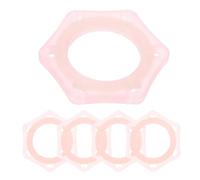 OFFSCH 5pcs Microphone Rings Six-corner Protection Rings for Ktv Supplies Mic Covers Microphone Shockproof