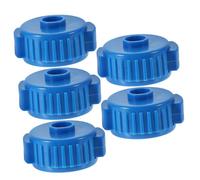 OFFSCH 5pcs Quick Release Cap Plastic Cymbal Nuts for Drum Cymbal Quick Assembly Nuts Fixing Drum Accessories Kit for Practice Performance