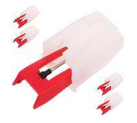 OFFSCH 5pcs Replacement Stylus Needles for Record Player Vinyl Turntable Phonograph Cartridge Stylus Easy Install Lightweight Design Versatile for Home Bar Cafe
