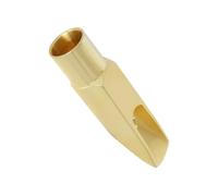 OFFSCH 6 Hole Saxophone Sax Head for Soprano Saxophone Metal Mouthpiece Rich Sound and Comfort Design