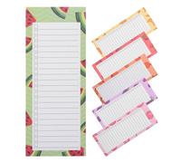 OFFSCH 6 Pack Magnetic Notepads For Refrigerator: Grocery List Magnet Pad For Fridge - 50 Pages/Book Magnetic Grocery List Pad Fridge - To-Do Memos Notepad