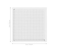 OFFSCH 6 Pcs Mini Graph Paper Sticky Memo Pads with Grid Lines for Structured Writing Easy Tear Self-stick Note Pads for Office School Math Calculations and Drawing