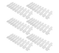 OFFSCH 6 Pcs Plastic Garden Fence Portable Sturdy Panels Tortoise Enclosure Outdoor Yard Pet Puppy Exercise Pen