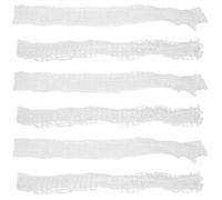 OFFSCH 6 Rolls Cotton Meat Netting for Sausage Making and Ham Packaging Food Safe Twine for Butcher String Meat Tying Roll for Home Cooking and Poultry Roasting