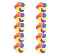 OFFSCH 60pcs Reusable Carpet Spot Markers for Classroom Seating Flexible Round Dot Circles in Colors Soft Educational Floor Dots for Preschool Kindergarten and Elementary Group Activities