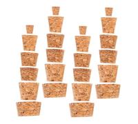 OFFSCH 60pcs Tapered Cork Stoppers with Reusable Handmade Wine Jar Sealing Plugs for Bottles Jars DIY Crafts Multipurpose Bottle Seals for Wine Spice and Brewing Containers