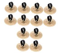 OFFSCH 6pairs Dancing Props Cymbals Tibetan Tingsha Bells Hand Percussion Instrument for Boys and Girls Meditation Toy