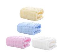 OFFSCH 6pcs Cotton Muslin Washcloths for Newborns, Highly Absorbent Six-Layer Soft Baby Towels, Protect Sensitive Skin, for Bath Time and Special Occasions