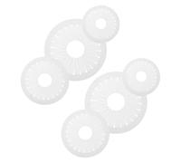 OFFSCH 6pcs Crafting Alignment Tool Ribbon Flower Making Tool Bow Maker Template Corsage Brooch Maker Rosette Making Board White Plastic Stable Material Support Multimaterial