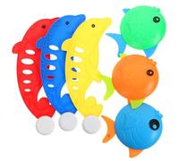 OFFSCH 6pcs Diving Pool for Ages Underwater Fish and Dolphin Swim Bright Colors for Swimming Skill Development and Summer Water Fun
