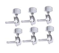 OFFSCH 6pcs Folk Guitar Tuning Keys Vintage Semi-closed Guitar Machine Heads for