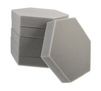 OFFSCH 6pcs Hexagonal Acoustic Panels Sound Absorbing for Wall Ceiling Soundproofing