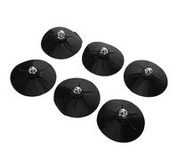 OFFSCH 6pcs M8 Boxing Bag Suction Cup Base Replacement for Gym Training | Rubber and Metal Build, Black Finish, High Strength Adhesion, Wear Resistant, for Kickboxing and Gyms
