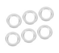 OFFSCH 6pcs Metal Guards for Parrot Breeding Box Protective Ring for Bird Nest Hole Aluminum Anti-bite Ring Suitable for Nesting Houses 5.5cm Diameter